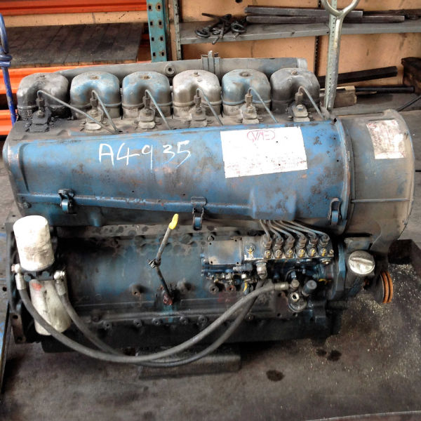 Deutz diesel engine being servist on
